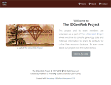 Tablet Screenshot of idgenweb.org